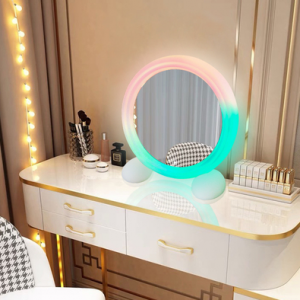 Modern Decorative Lighted Makeup Mirror China Supplier | Huajun