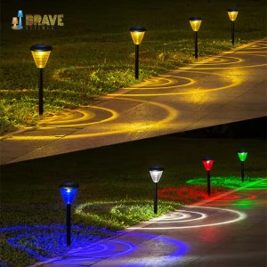 Trending Products Outdoor IP65 Waterproof LED Solar Garden Lawn Lamp Decorative Night Lights Underground Yard Lamp Ground Light