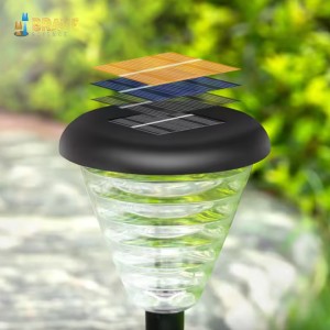 Trending Products Outdoor IP65 Waterproof LED Solar Garden Lawn Lamp Decorative Night Lights Underground Yard Lamp Ground Light