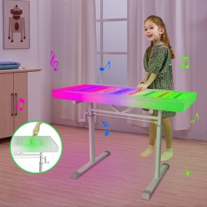 Ergonomic Height Adjustable Tilt Furniture Children Art Reading Table Kids Study Desks With Drawers For Students LED Table