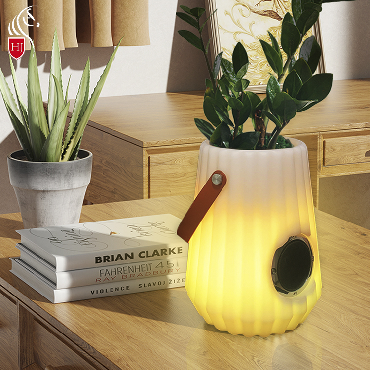 China wholesale Bluetooth Smart Lamp Speaker - Music Flower Pot Bluetooth Speaker Customized Logo-Huajun – Huajun