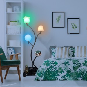 LED Floor Lamp with Shelves China Manufacturer | Huajun