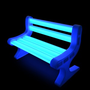 Led Garden Table And Bench Set Wholesale|Huajun