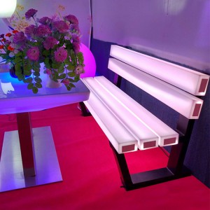 Simple LED Garden Bench lighting Factory Direct Sale-Huajun