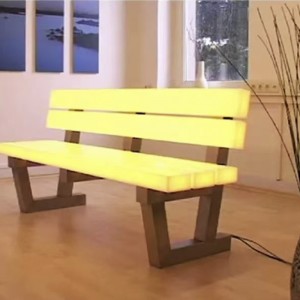 Simple LED Garden Bench lighting Factory Direct Sale-Huajun