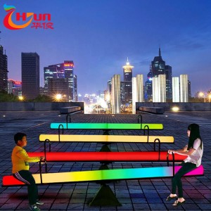 Low MOQ for Glowing Coffee Table - Outdoor Rocking Glowing Seesaws For Wholesale  – Huajun