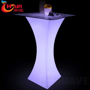 New Arrival China Outdoor Leisure Chair Factories - LED Bar Cocktail Table Factory Wholesale-Huajun – Huajun