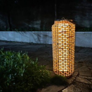 Tall Rattan Solar Lights Customized | Huajun