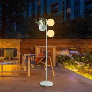 Outdoor Courtyard Ambience Led Flower pot floor lamp |Huajun