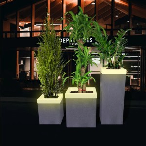 Solar Lights Planters Outdoor Wholesale|Huanjun