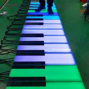 Interactive Piano LED Floor Tile Customized Price |Huajun