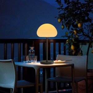 2700k Warm Yellow Courtyard mushroom shaped table lamp |Huajun